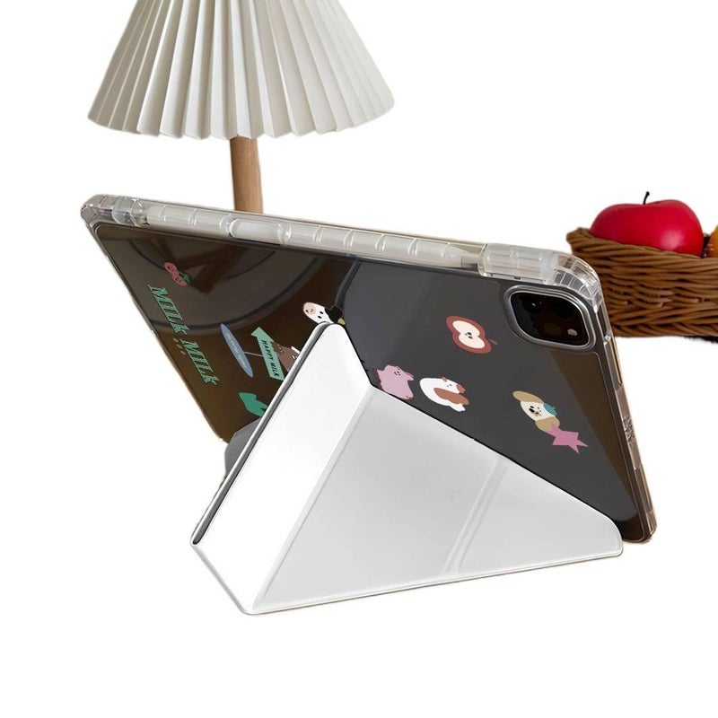 DGG 奶牛纹 iPad Case Compatible with iPad Air - Image 4