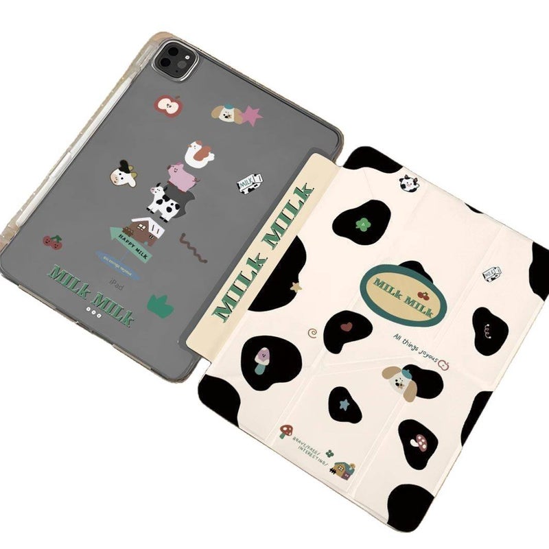 DGG 奶牛纹 iPad Case Compatible with iPad Air - Image 5