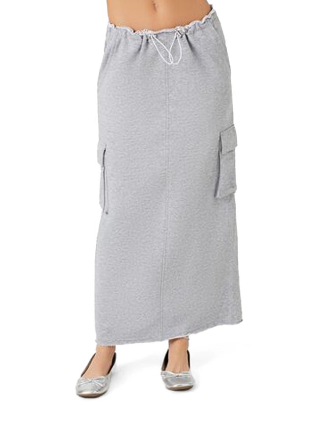 FOREVER 21 French Terry Toggle Maxi Skirt  - Image 3