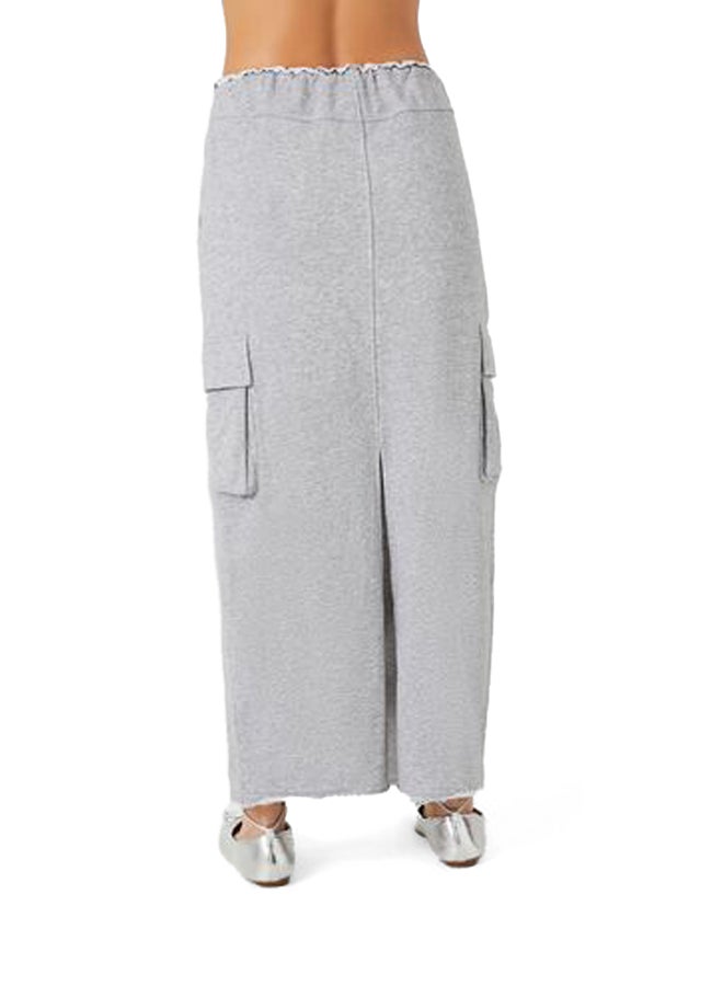 FOREVER 21 French Terry Toggle Maxi Skirt  - Image 5
