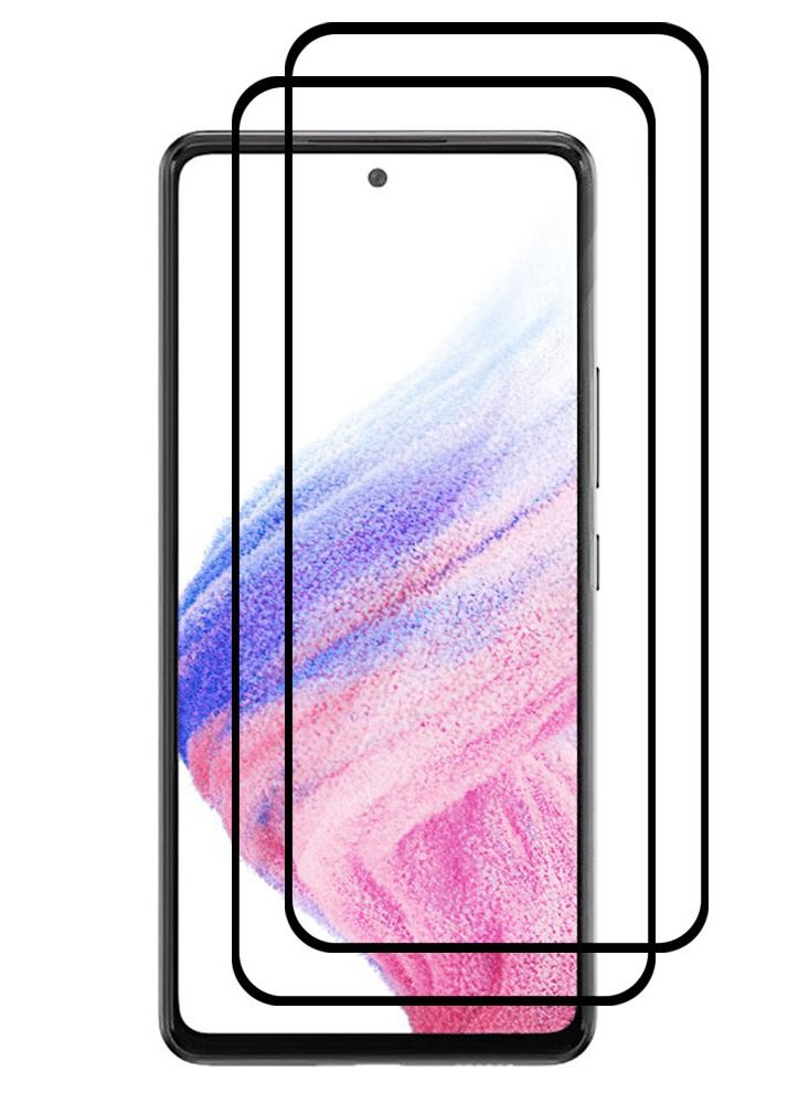 CATANES 2 Pack For Samsung Galaxy A53 5G Screen Protector Tempered Glass Full Glue Back - Image 2
