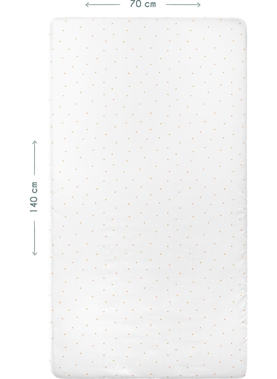 Casadora Baby Stars 100% Cotton Elastic Baby Sheet - 70X140X20 cm  - Image 2