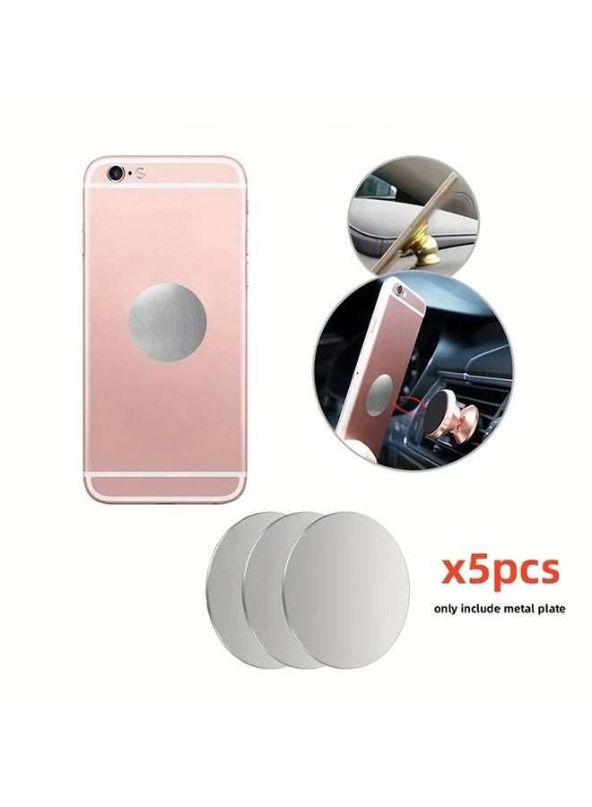 5pcs 1.4 Inch Magnetic Car Phone Holder Stickers Universal Mobile Mount - Image 2