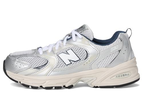 New Balance 530 (Big Kid) Sneaker, Summer Fog/Nimbus Cloud, 5 US Unisex - Image 5