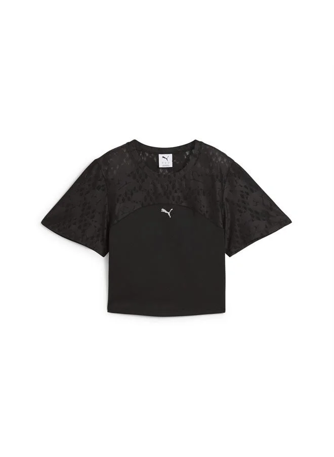 Puma PUMA Black LACE Crop Top Women for Women | Best Price UAE