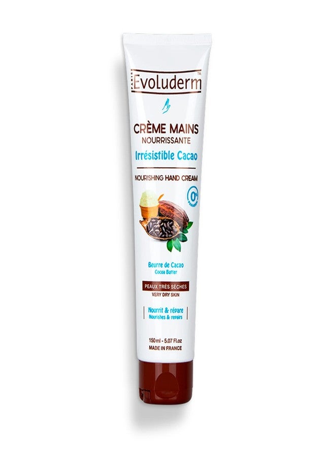 Evoluderm Skin Moisturizer Hand Cream, 150 ml - Nourishing, Hydrating, Cocoa Butter, Dry Skin, Vegan, France - Image 1