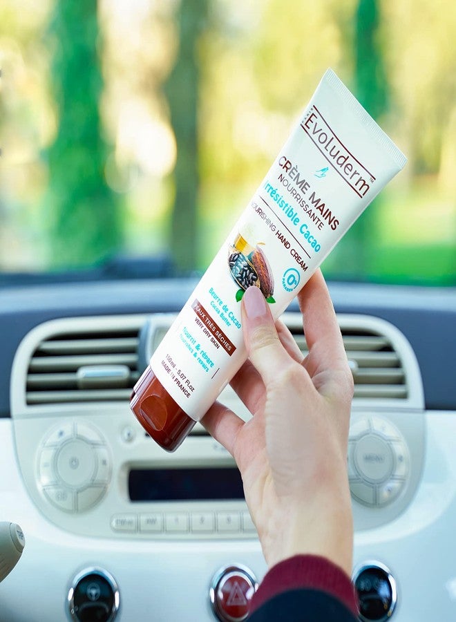 Evoluderm Skin Moisturizer Hand Cream, 150 ml - Nourishing, Hydrating, Cocoa Butter, Dry Skin, Vegan, France - Image 2