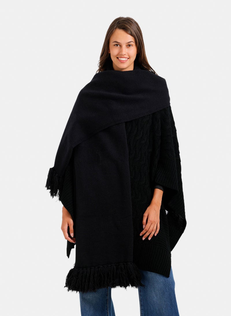 Carina Fringed Rectangular Scarf - Image 3