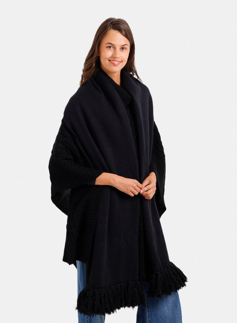 Carina Fringed Rectangular Scarf - Image 2