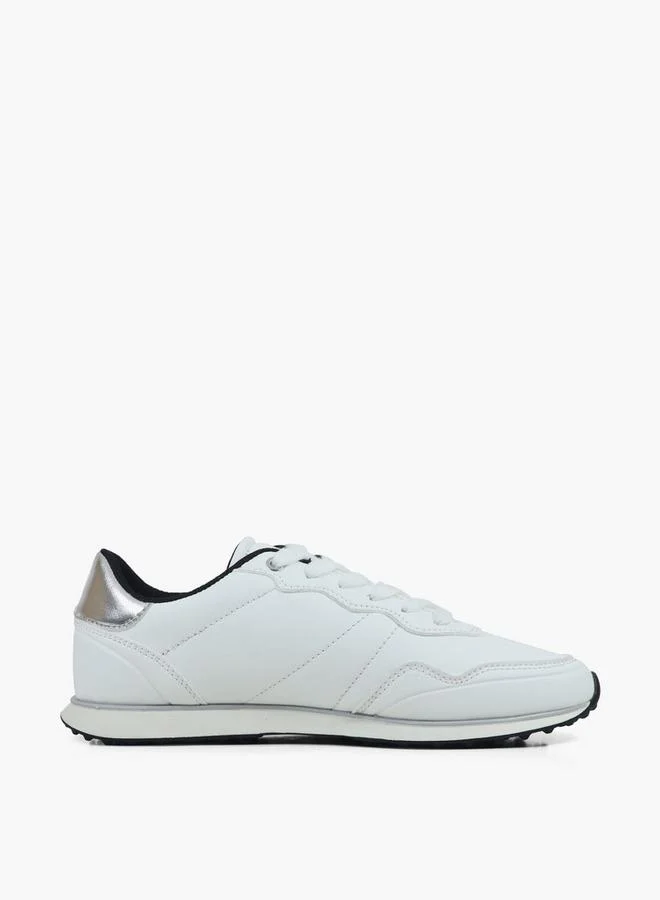 Gap WHITE Women Optima Ltx Lace-Up Ankle Sneakers for Women | Best Price UAE