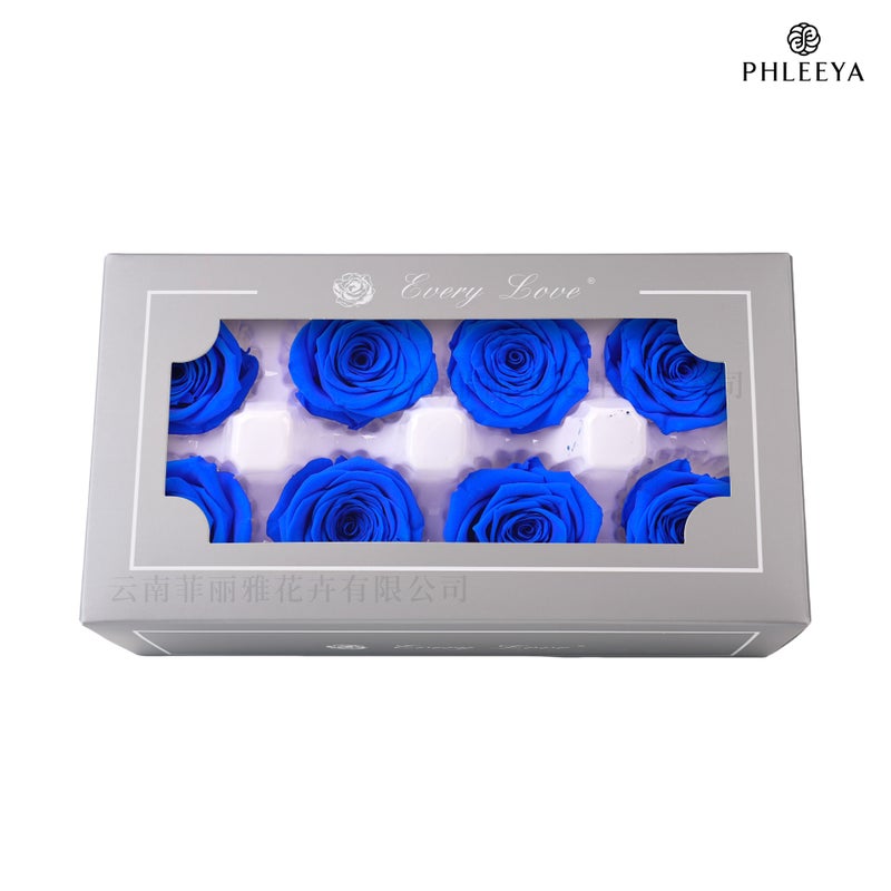 Eternal Flower Rose Flower Head Diy Material 4-5Cm8 Finished Bouquet Gift High Sense Dried Flowers Flowers - Image 1