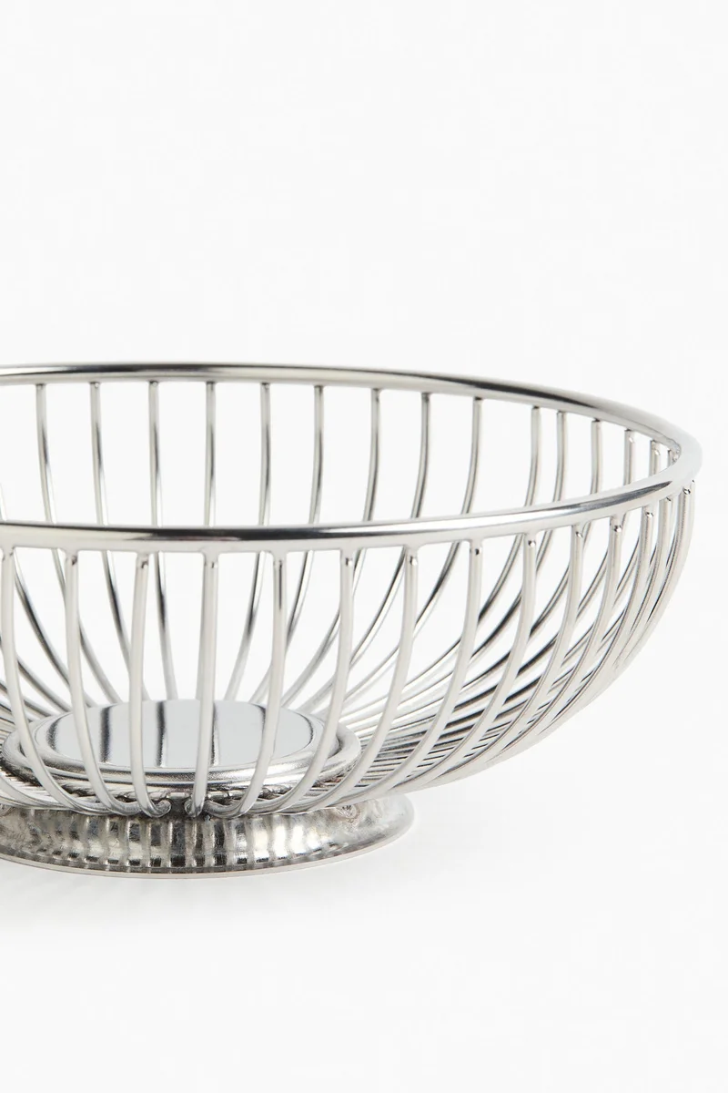 H&M Small stainless steel bread basket