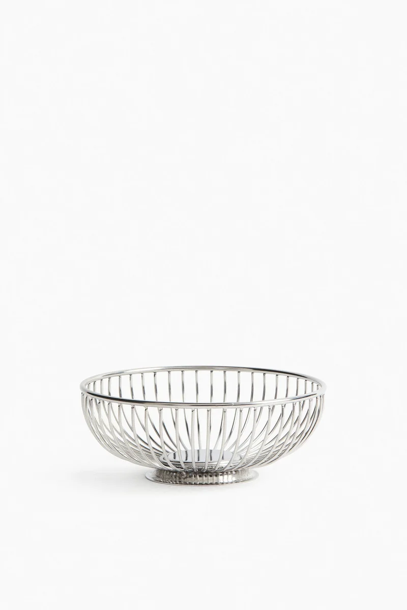 H&M Small stainless steel bread basket