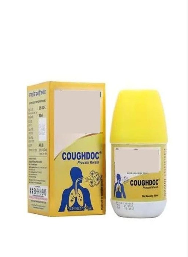 NAGNO Coughdoc Pravahi Kwath, Natural Cough Syrup for Relief from Colds, Throat Irritation, and Chest Congestion- 200ml