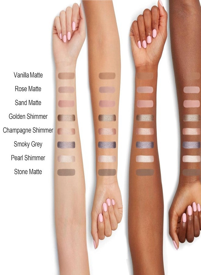 إف في قلم ظلال العيون المقاوم للماء من FV، ثنائي، مجموعة مكياج ظلال عيون كريمية تدوم طويلاً، قلم ظلال عيون عالي الصبغة بلمسة نهائية لامعة، مظهر طبيعي (ذهبي وشمبانيا) - Image 5