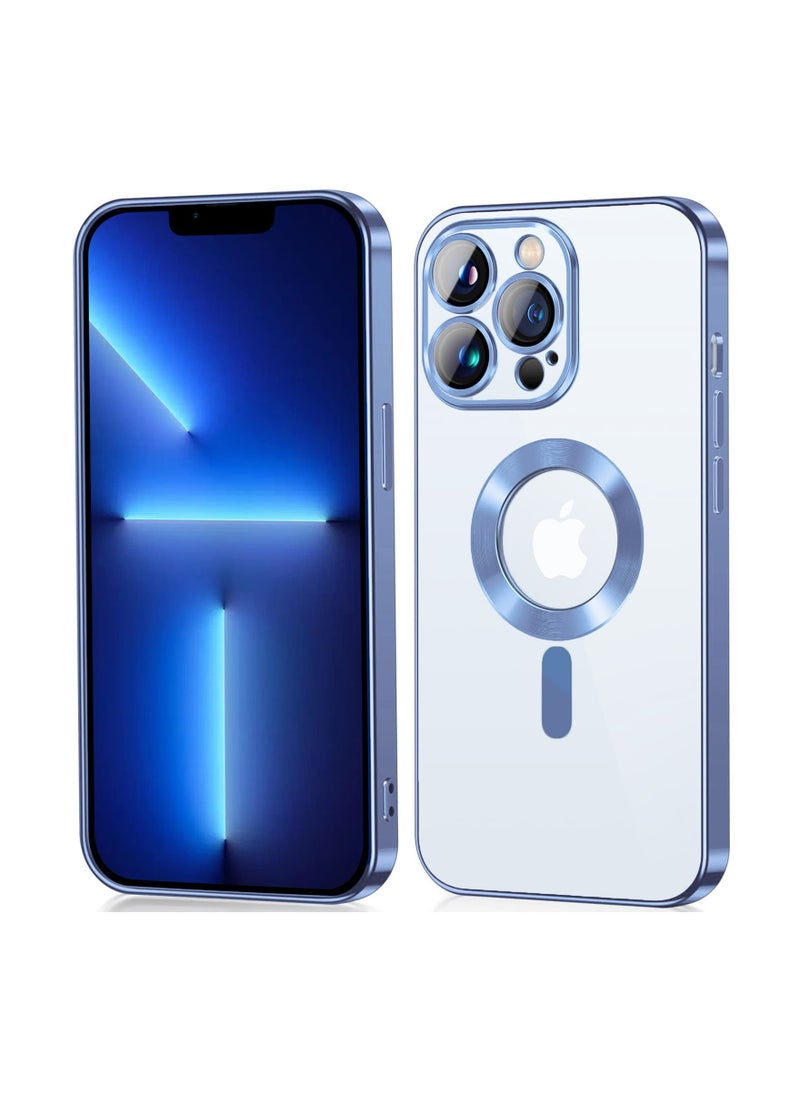 Generic Magnetic Clear for iPhone 11 pro Case with MagSafe Integrated Camera Protection Glass Silicone Cover Slim Thin Non Yellowing Anti Fingerprint Scratch Wireless Charging  - Image 2