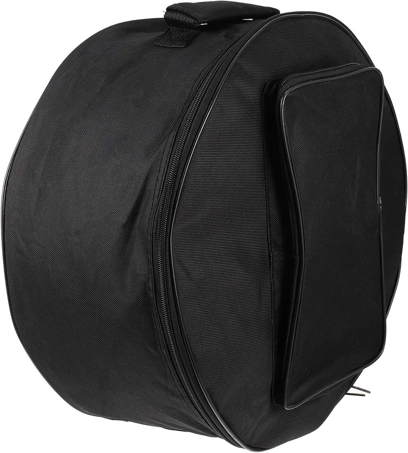 comfrt Padded Portable Snare Drum Case, 13-14 Inch Snare Drum Carrying Backpack with Shoulder Strap and Carry Handles, Drum Bag Case for, Storage And Transport (Black) - Image 1