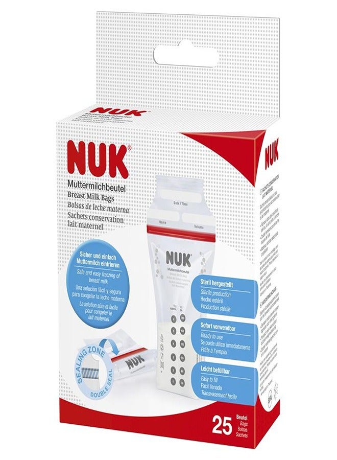 NUK NUK BREAST MILK BAG 25S