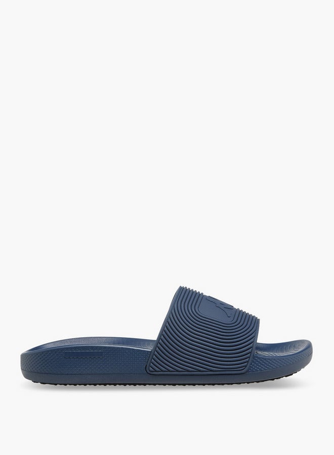 Kappa Men Logo Embossed Slides - Image 1