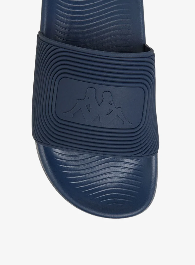 Kappa Blue Men Logo Embossed Slides for Men | Best Price UAE