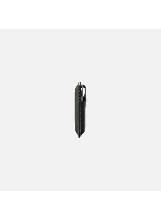 هيتش Snap Cardholder -lether nature Black/Green - Image 3