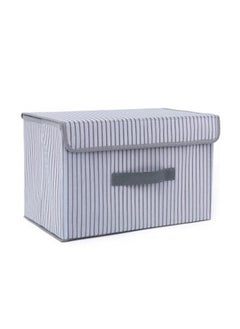 Storage Box Beige/Grey Storage Bins Cube Box with lids 45x35x27cm - pzsku/Z9BA1B078A02B3C59180FZ/45/_/1725864276/0b2de2ed-ff54-4659-aa66-72fb92348a26