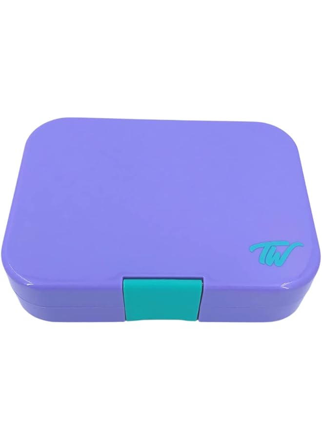 TINY WHEEL Bento Box Purple 6 Compartments 510130 - Image 1