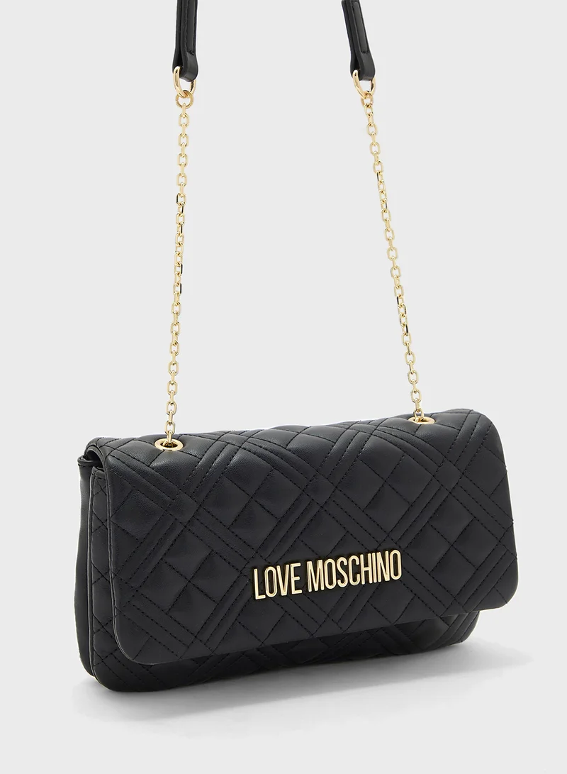 لوف موسكينو BLACK QUILTED PU BLACK QUILTED PU