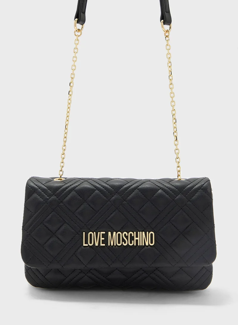 لوف موسكينو BLACK QUILTED PU BLACK QUILTED PU