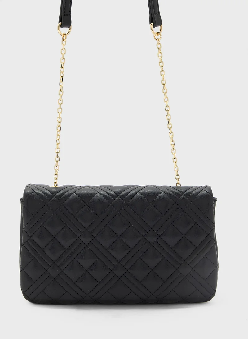 لوف موسكينو BLACK QUILTED PU BLACK QUILTED PU
