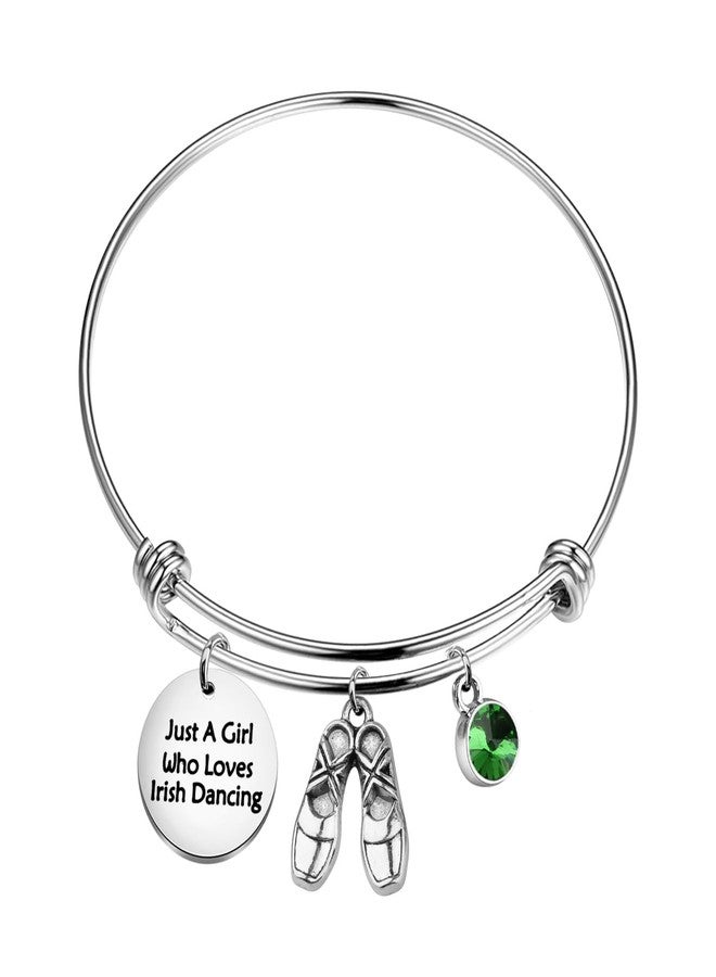 Gzrlyf Irish Dance Bracelet Irish Dancing Gifts Irish Step Dance Charm Irish Dancer Jewelry (Irish Dancing bracelet) - Image 1