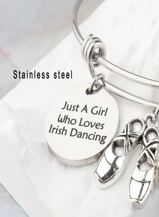 Gzrlyf Irish Dance Bracelet Irish Dancing Gifts Irish Step Dance Charm Irish Dancer Jewelry (Irish Dancing bracelet) - Image 4