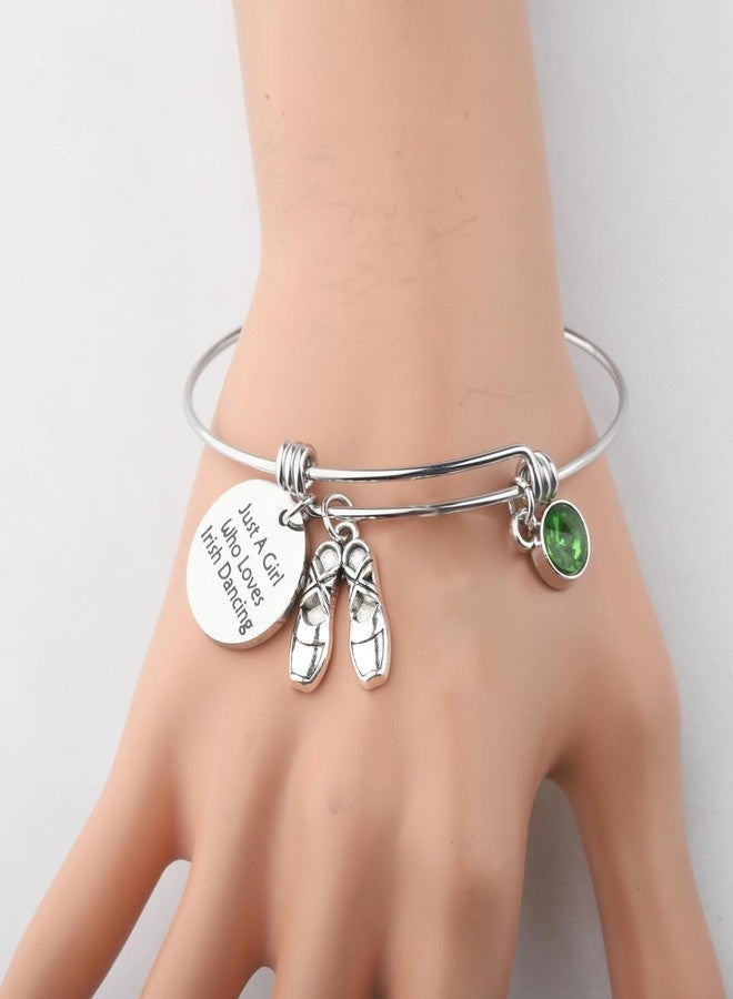 Gzrlyf Irish Dance Bracelet Irish Dancing Gifts Irish Step Dance Charm Irish Dancer Jewelry (Irish Dancing bracelet) - Image 3