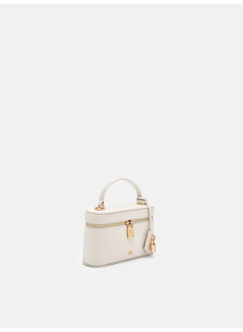 Pedro Ari Leather Shoulder Bag - Chalk - Image 3