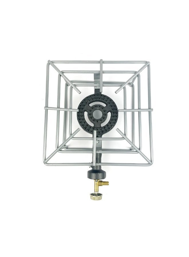 ال سي موقد غاز عين واحدة مع حامل مربع ثقيل - Image 1