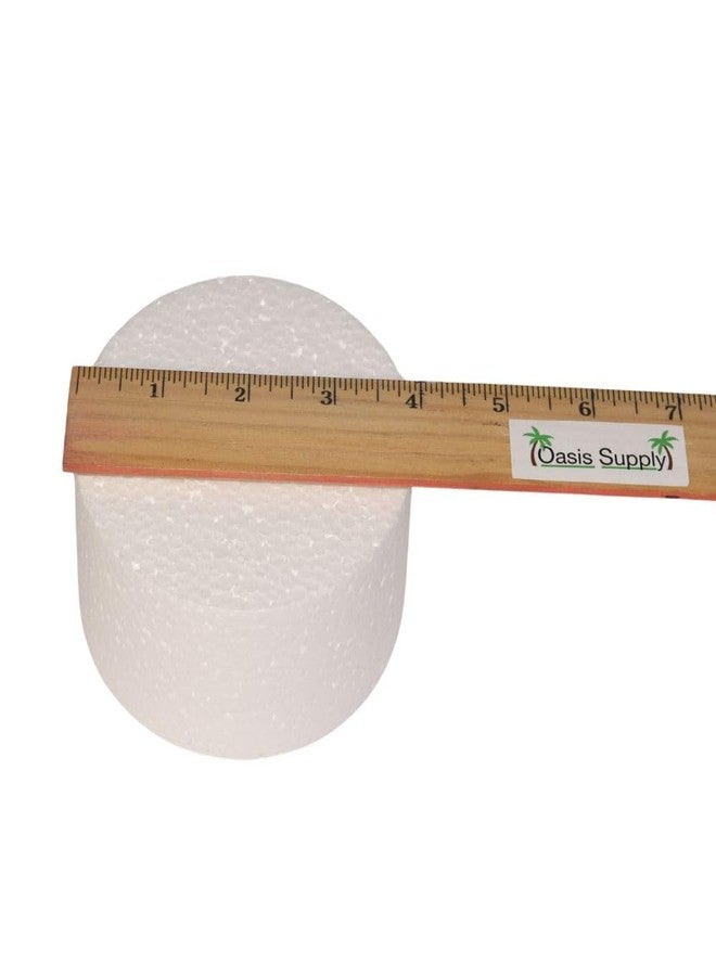 Oasis Supply Dummy Round Cake, 4" x 2", White - Image 3
