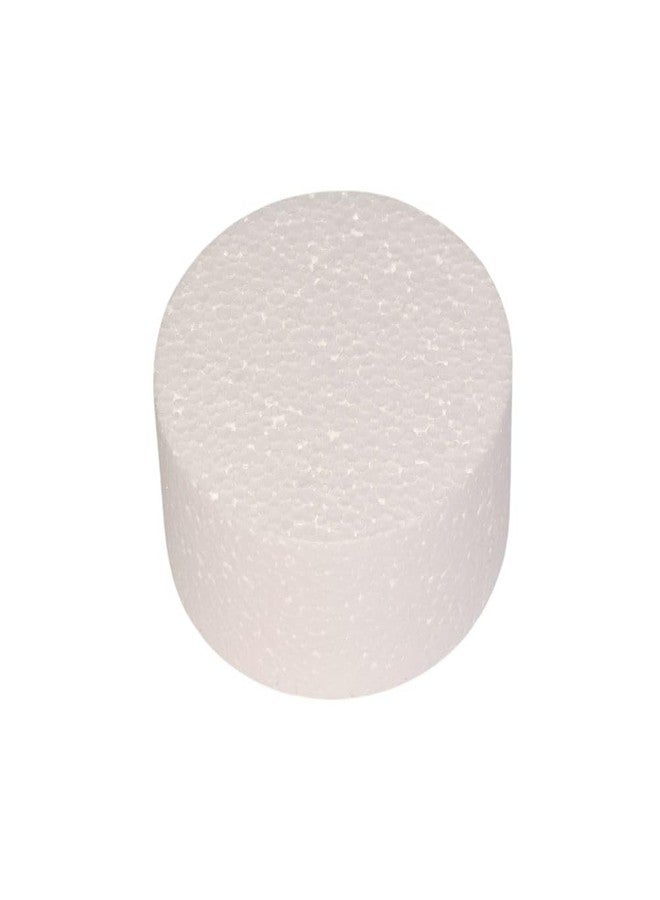 Oasis Supply Dummy Round Cake, 4" x 2", White - Image 1