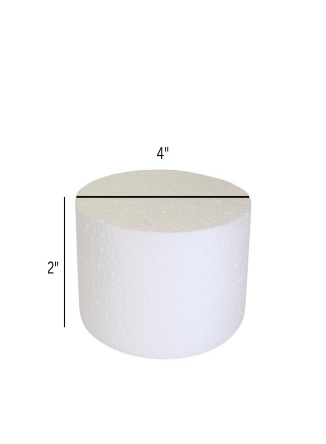 Oasis Supply Dummy Round Cake, 4" x 2", White - Image 4
