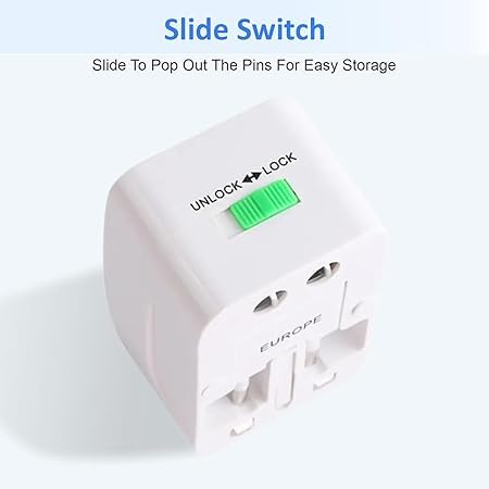 Generic All in One Universal Travel AdapterAdaptor Surge Protector Charger Plug for US AUS UK EU Europe NorthSouth America  - Image 4