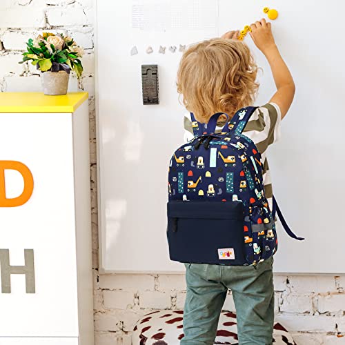 mygreen Preschool Backpack Kindergarten Little Kid Toddler School Backpacks for Boys and Girls with Chest Strap Rocket Black - Image 3
