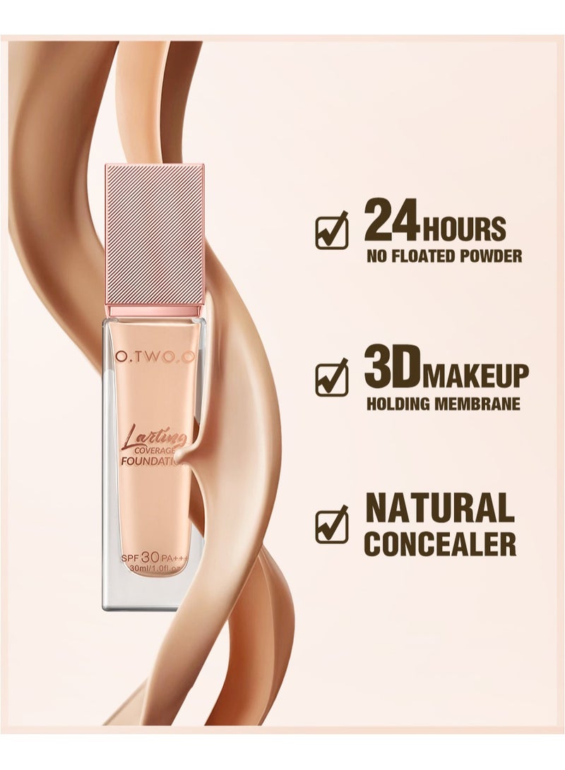 O.TWO.O Long-lasting, high-coverage, matte foundation - No. 03 - Image 3