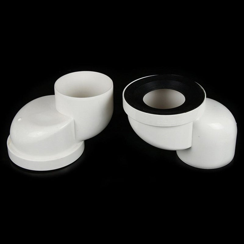 High Quality PVC Toilet Shifter Pipe 4.92 Inch Offset Flange Adapter Drain - Image 4