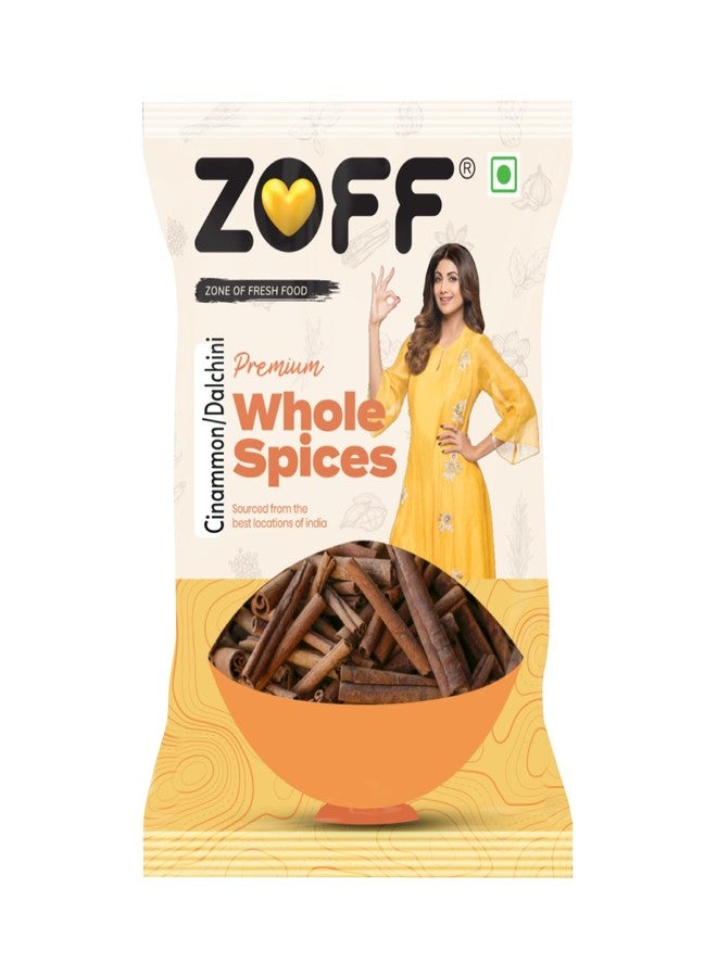 Zoff Dalchini Whole | 100g | Naturally Aromatic | Organic Cinnamon Stick | Authentic Cinnamon Sticks Original - Image 1