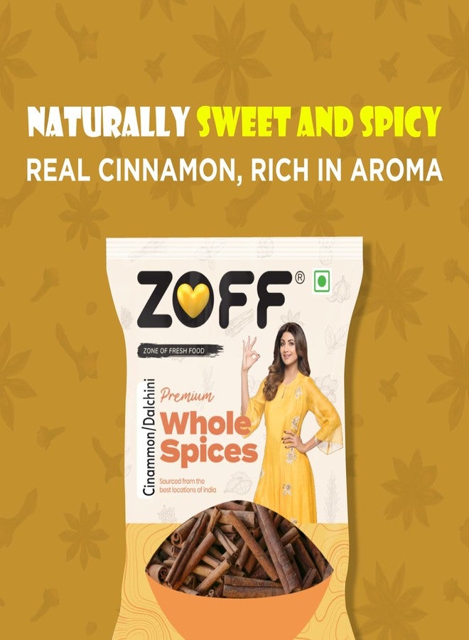 Zoff Dalchini Whole | 100g | Naturally Aromatic | Organic Cinnamon Stick | Authentic Cinnamon Sticks Original - Image 3
