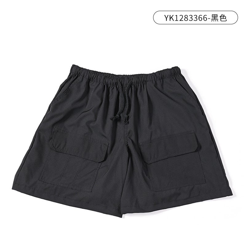 New Women''s Shorts 2025 Summer Thin Casual Versatile Quarter Pants with Large Pockets for Beach Sports - Image 1
