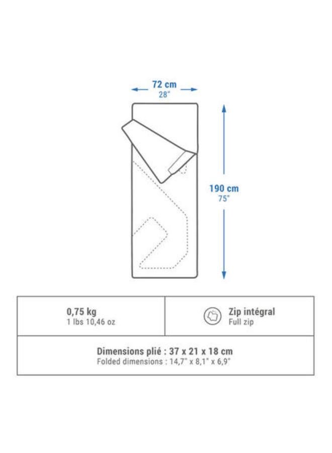 Quechua Camping Sleeping Bag Arpenaz 20° - Image 3
