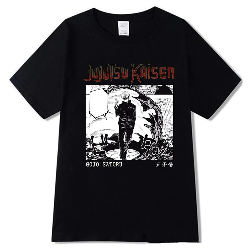 Shrimp Wish Jujutsu Kaisen Printed Short Sleeve T-Shirt Women Top - Image 1