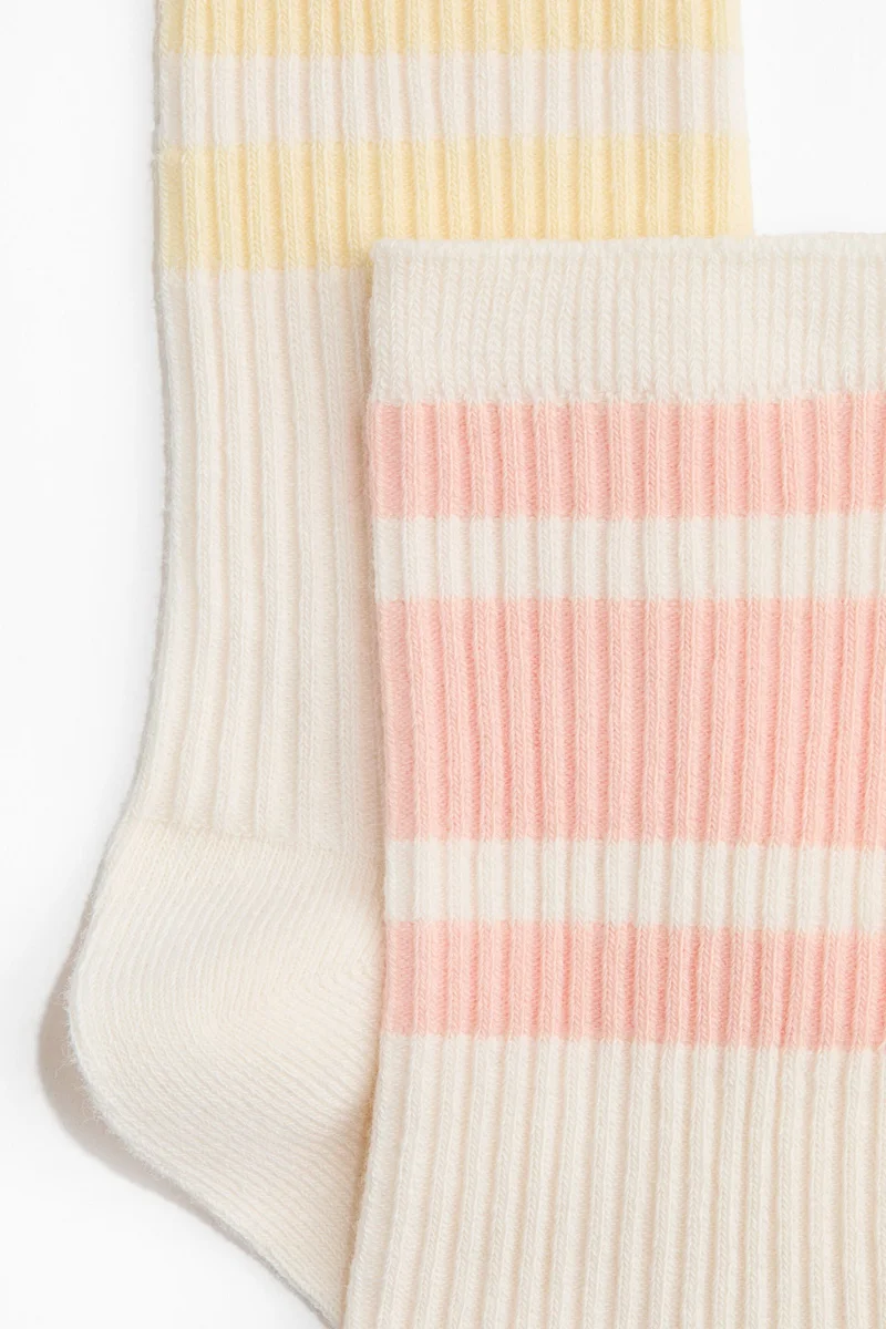H&M 2-pack ribbed socks