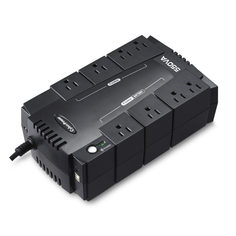 CyberPower نظام UPS احتياطي CyberPower CP550SLG، 550VA/330W، 8 مخرج، مدمج - Image 3