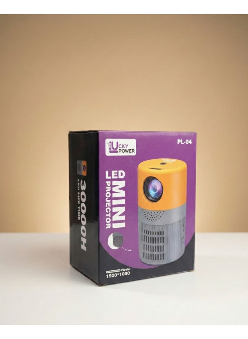   لكي بور بروجكتر LED صغير PLUSIC – فل إتش دي 1920×1080 | تجربة سينما بشاشة كبيرة في أي وقت وأي مكان - Image 4